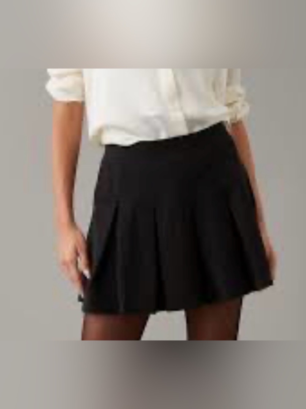 American Eagle Outfitters Black Circle Skater Mini Skirt Skort Small